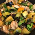 おおりえ1217's cooksnap of when they made 胸肉となすの甘辛味噌炒め.