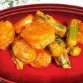 よもニャン's cooksnap of when they made 夏野菜☆簡単☆オクラ＆エビマヨ.