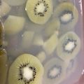 ☆まれ☆'s cooksnap of when they made 寒天でカンタン♪キウイ○ごとゼリー.