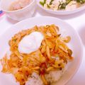 つわ茶's cooksnap of when they made 簡単♡豚キムチ丼♪ランチにも♪.
