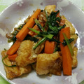 ♪快適一人暮らし♪'s cooksnap of when they made 小松菜と油揚げの中華炒め＊.