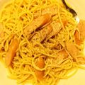 夜の森's cooksnap of when they made 玉ねぎウインナーのワンポットパスタ★.