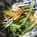 幼児でも食べやすく☆'s cooksnap of when they made 水菜とたくあんのごまサラダ.