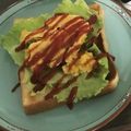 ミルクガラス's cooksnap of when they made 朝ごはんに☆チーズレタス卵のトースト.