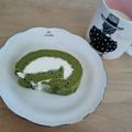 みちちる's cooksnap of when they made お抹茶濃いめのシフォンロール♬.