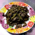 K0A9O0R8U♪'s cooksnap of when they made 牛肉とゴーヤのしぐれ煮.