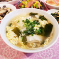 Richland☆Y's cooksnap of when they made 餃子の皮の残りで…ワンタン風スープ☆.