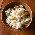 らるふママ's cooksnap of when they made 生姜風味☆アサリひじきトマト炊き込みご飯.