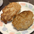 クック57QRD6☆'s cooksnap of when they made 鶏ひき肉とれんこんの和風ハンバーグ.