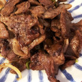 ちぃコビー's cooksnap of when they made 牛タンと玉ねぎ炒め.