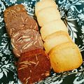 emily1022's cooksnap of when they made プレーン＆ココアサブレ☆.