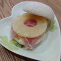パンダ達の母です。's cooksnap of when they made パイナップルと生ハムのサンドイッチ.