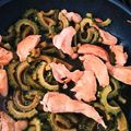 りんごぉぉぉ's cooksnap of when they made ゴーヤと鶏胸肉の照り焼き.