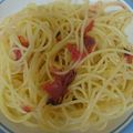 xyzクック's cooksnap of when they made 梅干しのペペロンチーノ.