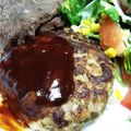 たまこかあさん's cooksnap of when they made 牛細切れでハンバーグ.