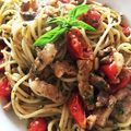 メロディー♫'s cooksnap of when they made バジルの保存とジェノベーゼパスタ.