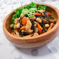 natu38's cooksnap of when they made ひじきと油揚げの簡単★ごま和え.