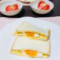 Campanilla's cooksnap of when they made 半熟卵入り卵サンド.