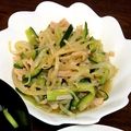 ゆ様♡'s cooksnap of when they made 胡瓜ともやしの中華サラダ.
