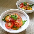 卯月のうさぎ２０１４'s cooksnap of when they made ＊冷やしトマトサラダ＊.