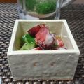 ダイナマイト漆黒's cooksnap of when they made 甘酸っぱ♡簡単♡おタコきゅう.