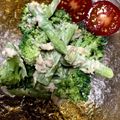 Marmo's cooksnap of when they made アスパラブロッコリーのツナマヨからし和え.