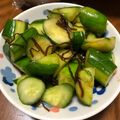 ゆうゆうじんじん☆'s cooksnap of when they made 巨大キュウリの ゆず胡椒風味 塩昆布和え.