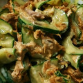 ひぃたろぉ～♪'s cooksnap of when they made まぐろの味付け缶ときゅうりのサラダ.