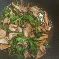 クックAC038G☆'s cooksnap of when they made 豚こまとセロリ葉炒め.
