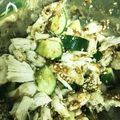 kaoruusagi's cooksnap of when they made ◆パパッと！ささ身ときゅうりの梅肉和え♪.