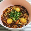 もぐ・ω・くま's cooksnap of when they made 豊橋カレーうどん.