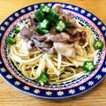 クックI31ZOP☆'s cooksnap of when they made 豚肉と玉ねぎの冷しゃぶ風パスタ.