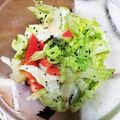 harukapad♬'s cooksnap of when they made サニーレタスとダシダで韓国風サラダ.