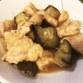 keicooon's cooksnap of when they made 鶏もも肉となすびのさっぱり煮.