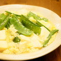 るるおか's cooksnap of when they made 簡単☆絹さやと豆腐の塩麹卵とじ.