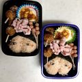 tama-sora's cooksnap of when they made おしり探偵♡キャラ弁.