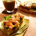 caramel-cookie's cooksnap of when they made 林檎＆ブルーベリー＊トレーケーキ♡.