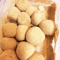 ニコマミィー's cooksnap of when they made 朝食に♪我が子に人気のとうふ白玉だんご.