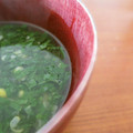 rakuen's cooksnap of when they made とうもろこしとモロヘイヤのスープ.
