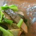 rakuen's cooksnap of when they made 鯖と小松菜の照り焼き風炒め物.
