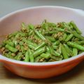 miraandleo's cooksnap of when they made インゲンの鶏味噌そぼろ炒め.
