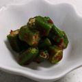 にゃんこももたろう's cooksnap of when they made オクラの梅おかか和え.