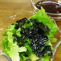 逆さナマズ's cooksnap of when they made 簡単美味しい!緑を食卓に★サンチュサラダ.