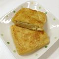 くまやっこ's cooksnap of when they made 油揚げのツナじゃがサンド。.