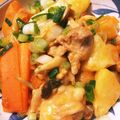 kyoko3824's cooksnap of when they made 適当旨辛！トッポギ入りチーズダッカルビ.