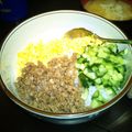 つきかおり's cooksnap of when they made 簡単すぎる♪鶏そぼろ.