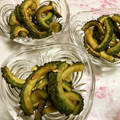 ☆Rokko☆'s cooksnap of when they made 簡単！ゴーヤーの焼肉ダレ和え.