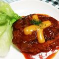 まぶたん's cooksnap of when they made 冷めてもふわふわ*豆腐ハンバーグ*.