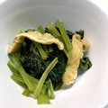 蒼の雫sp's cooksnap of when they made ＊ルクエde小松菜と油揚げの煮びたし＊.
