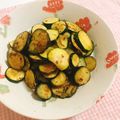 Miporin☆15's cooksnap of when they made 簡単副菜☆ズッキーニとナスのガリバタ炒め.